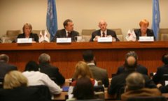 Líderes de la Internacional Socialista discuten crisis financiera mundial en reunión celebrada en sede de la ONU
