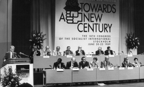 XVIII Congreso de la Internacional Socialista, Estocolmo